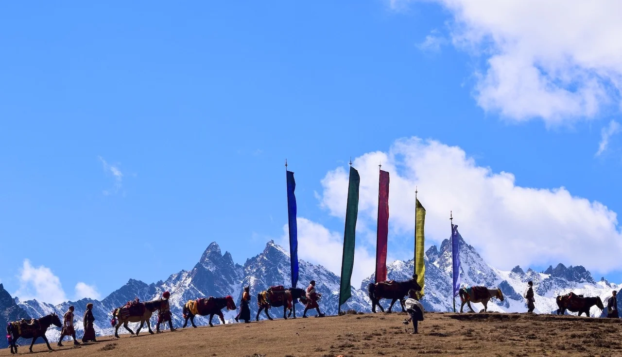 Visiting Bhutan in fall season.